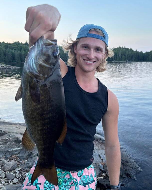 Fishing for Smallmouth Bass, Killarney ON