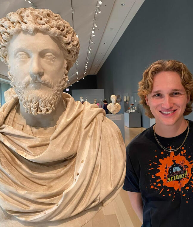Me and Marcus Aurelius, Chicago USA