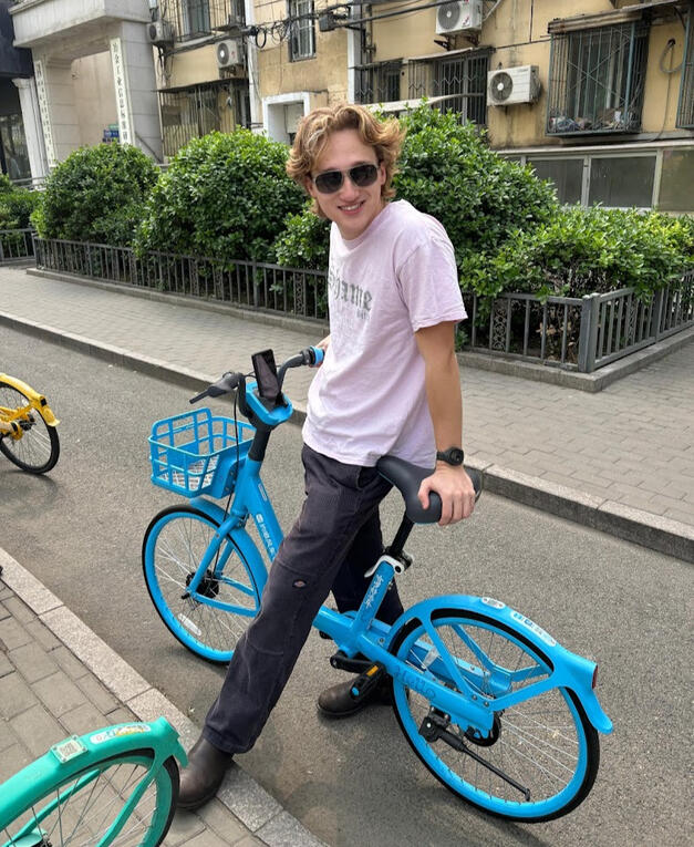 Biking around Beijing, China
